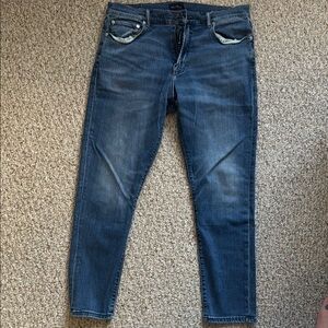 Lucky Brand Men's Blue Jeans 36x30 Athletic Taper 411